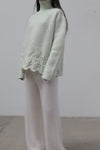 SWAYING/KNIT Seamless Mohair Pants-Double Layer SW211XZ04